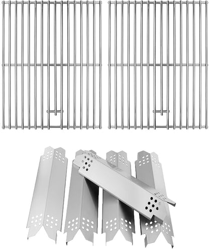 Replacement Parts Kit for Nexgrill 5-Burner 720-0888S 720-0888N 720-0888, 4-Burner 720-0830H 720-0830, Grill Heat Shield and Cooking Grate Kit for Nexgrill Replacement Parts