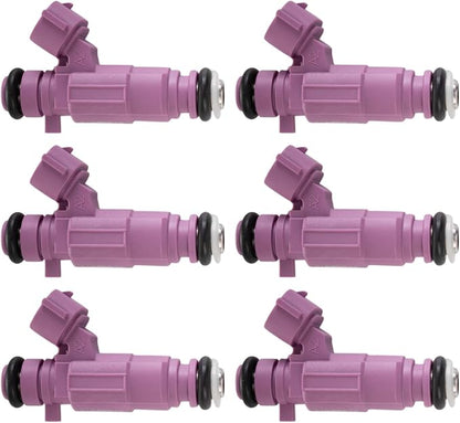 TRQ Fuel Injector Set | For 2003-2006 Hyundai Santa Fe 2002-2005 XG350 2004-2006 Kia Amanti Sedona Sorento