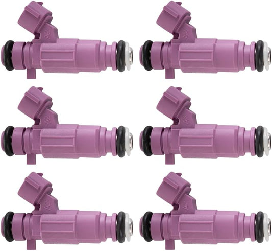 TRQ Fuel Injector Set | For 2003-2006 Hyundai Santa Fe 2002-2005 XG350 2004-2006 Kia Amanti Sedona Sorento