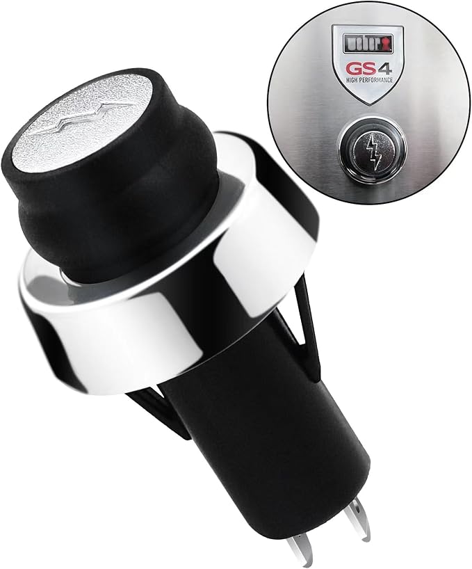 66220 Igniter Switch for Weber, GS4 Igniter Button for Weber Genesis II & Spirit II Grills (2017-Newer), as E/S-210 310 410 315 335 330 435, Grill Igniter Push Button Replacement for Weber 45010001