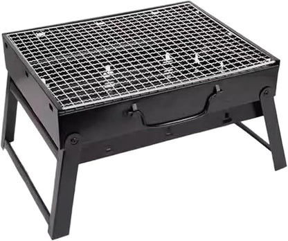 Portable Foldable Steel BBQ Grills Patio Barbecue Charcoal Stove Grills For Outdoor Cooking Camping Picnic Beach