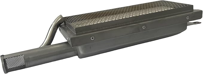 BBQ Infrared Searing Burner Stainless Steel Ceramic Gas Burner (Square 9.8x4.5 inch)