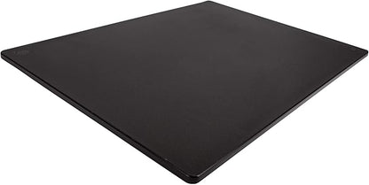 Thirteen Chefs Extra Large 24 x 18 Black Cutting Board - 1/2" Thick HDPE Plastic for Restaurants and Professional Kitchens