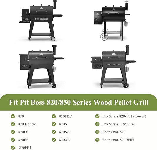Utheer Stainless Steel Warming Rack for Pit Boss 820 & 850 Series Pellet Grills, Fits Pit Boss 820FB, 820S, 820SC, 820XL, 850, Pro Series II 850PS2, Stainless Steel Upper Warming Shelf Replacement