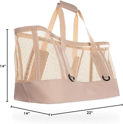 MISSION Boat Gear CASSI Heavy-Duty Outdoor Tote and Waterproof Marine-Grade Mesh Boat Bags