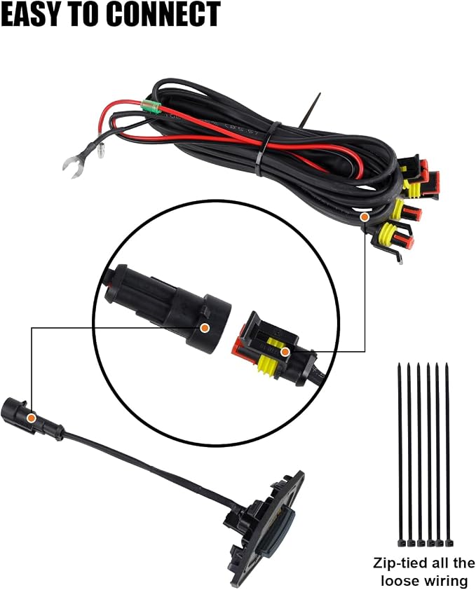Seven Sparta LED Grill Lights Compatible with 2022-2024 Nissan Frontier S SV PRO-X PRO-4X SL Long Bed SV Hardbody Edition OEM Grille, Nissan Frontier Accessories (Black Shell with Amber Lights)