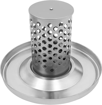 Portable Smokeless Charcoal Grills, Stainless Steel Charcoal BBQ Grill Barrel with Skewers, Outdoor Fire Pit, Barbecue Grill for Outdoor Cooking Camping Picnic Gathering Backyard Patio