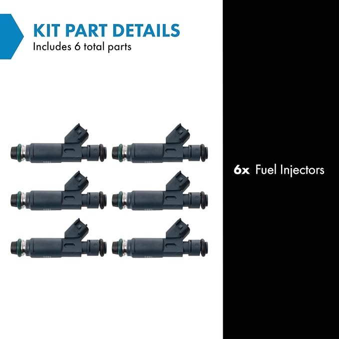 TRQ Fuel Injector Set | For 2003-2008 Mazda 6 2002-2006 MPV