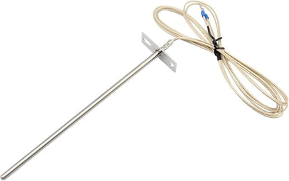 RTD Temperature Sensor, Not Include PTG, Replacement for Traeger Digital Thermostat Wood Pellet Grills Grill Oven Probe Replacement Part, 7.08in Internal Grill Sensor Probe, 47.2in Heat Woven Wires