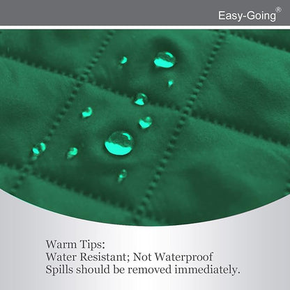 Easy-Going Reversible Couch Cover, Oversized Chair, Green/Christmas Red | Machine Washable Slipcover For Dogs, Water Resistant Furniture Mat For Living Room, Non-Slip Sofa Cover, Pet Friendly