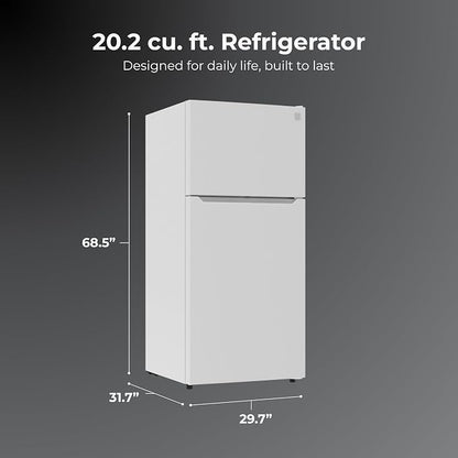Kenmore 20.2 cu. ft. 30" Wide Top Mount Refrigerator - White