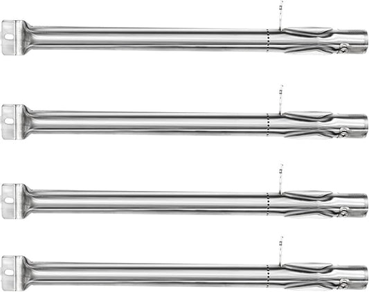Hongso 15 3/8" Tube Burner Kit for Kenmore Sears 119.16311800 119.16658010 | Grill Parts for 119.16433010 119.16658011, Outdoor Gourmet BQ06W1B, Members Mark Part, Lowes Grills, Stainless Steel, 4-Pack