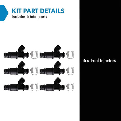 TRQ Fuel Injector Set | For 2005-2009 Buick LaCrosse 2006-2008 Lucerne 2004-2008 Pontiac Grand Prix