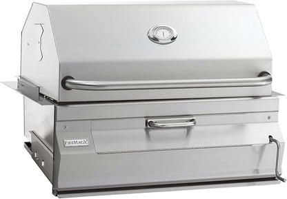 Fire Magic Legacy 30-Inch Built-In Charcoal Grill with Smoker Oven/Hood (14-SC01C-A)