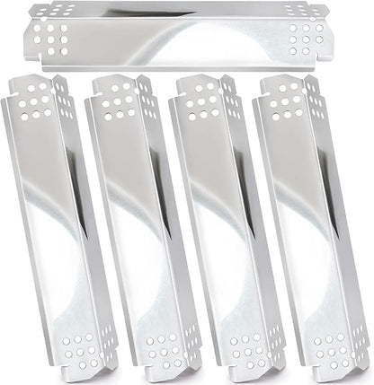 Grill Replacement Parts for Nexgrill 5 Burner 720-0888, 720-0888N, Home Depot Nexgrill 720-0830H, Stainless Steel Grill Heat Plates Shield Tent, Burner Cover, Flame Tamer, Flavor Bar, 5 Pack