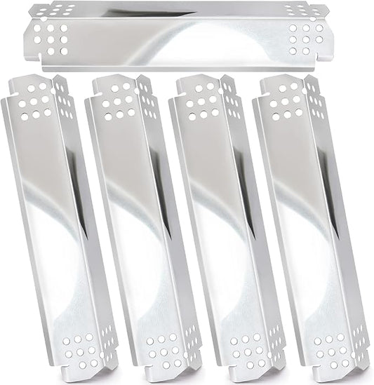 Grill Replacement Parts for Nexgrill 5 Burner 720-0888, 720-0888N, Home Depot Nexgrill 720-0830H, Stainless Steel Grill Heat Plates Shield Tent, Burner Cover, Flame Tamer, Flavor Bar, 5 Pack