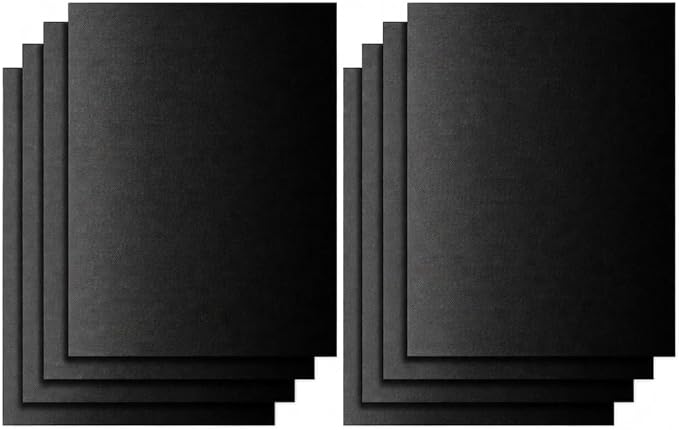 Grill Mats for Gas Grill, Set of 8, 23 x 16.5 Inch | Non-Stick Sheets for Outdoor Grill Cooking and Grilling