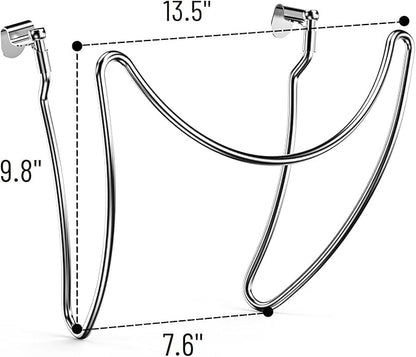 Charkettle Grill Lid Holder Compatible with 18/22/26 Inch Charcoal Kettle Grills - Stainless Steel Tool-Free Slide a Side Lid Prop