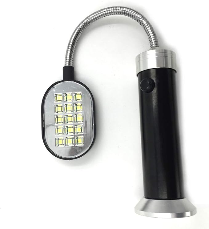 Magnetic Barbecue BBQ Light Set for Grilling - 2PCS, Black(Include 6 AAA Alkaline Batteries)
