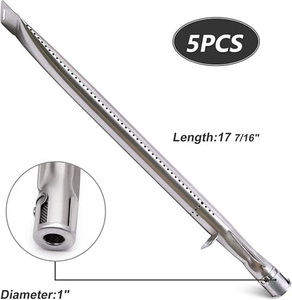 Replacement Parts for Backyard Grill BY14-101-001-04 GBC1460W BY13-101-001-13 BY12-084-029-98 GBC1255W, Dynaglo DGF510SSP DGF510SSP-D, 5-Pack Grill Heat Tents, Burner Tubes, Grill Ignitors