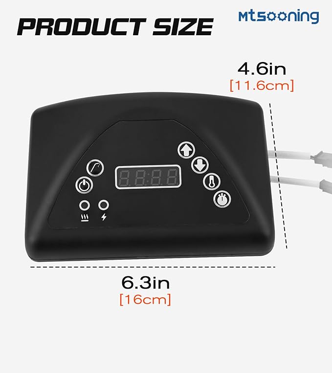 9907170133 Digital Control Panel LED Display Replacement for Masterbuilt MB21071218, MB21072319, MB21072719 Other Models Digital Electric Smoker Grill Models Controller