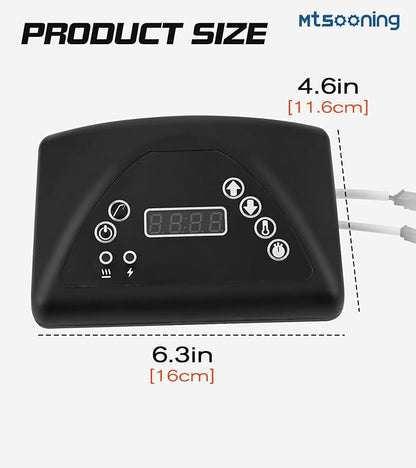 9907170133 Digital Control Panel LED Display Replacement for Masterbuilt MB21071218, MB21072319, MB21072719 Other Models Digital Electric Smoker Grill Models Controller
