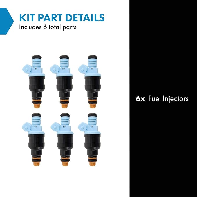 TRQ Fuel Injector Set | For 87-89 Ford