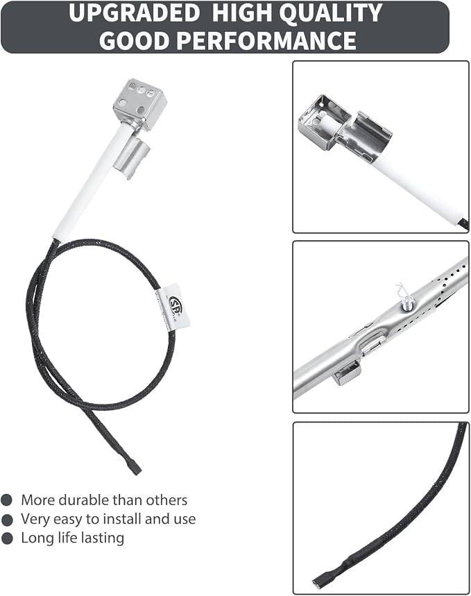 463377319 463342119 Grill Replacement Parts for Charbroil Grill 463347017 463376217 463376017 463347418 463332718 463349917 G470-0004-W1A Heat Tent G470-5200-W1 4 Burner G432-8S01-W1 Electrode Igniter