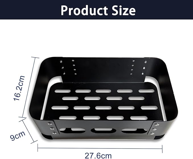 Heavy-Duty Storage Bin for Smoker Grill Caddy with Paper Towel Holder,Hooks,Anti-Scratch Pads, Traeger Accessories Compatible with Traeger, Pit Boss, Z-Grills, Grill Accessories for Outdoor Grill