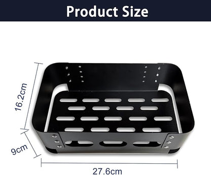Heavy-Duty Storage Bin for Smoker Grill Caddy with Paper Towel Holder,Hooks,Anti-Scratch Pads, Traeger Accessories Compatible with Traeger, Pit Boss, Z-Grills, Grill Accessories for Outdoor Grill