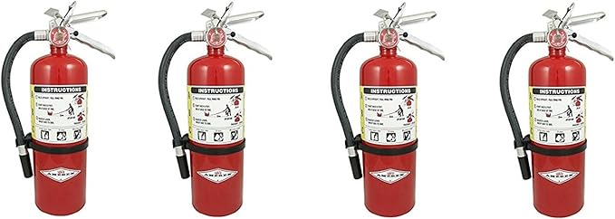 Amerex B500 ABC Dry Chemical Fire Extinguisher 2A-10 BC Rated, 5 lb.