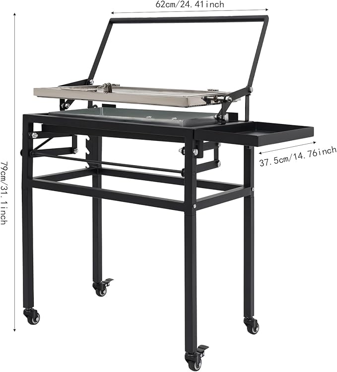 Charcoal Flip Grill Portable Outdoor Camping Bbq Grill Sturdy Design For Picnic Backyard Hiking And Camping Easy To Carry Efficient Barbecue For Outdoor Cooking And Party Use With 360° Rotating Basket