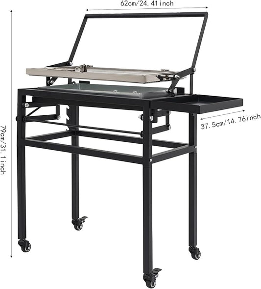Charcoal Flip Grill Portable Outdoor Camping Bbq Grill Sturdy Design For Picnic Backyard Hiking And Camping Easy To Carry Efficient Barbecue For Outdoor Cooking And Party Use With 360° Rotating Basket