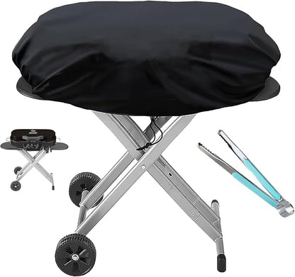 Heavy Duty Portable Grill Cover for Coleman Roadtrip 285/LX/LXX/LXE and Smoke Hollow 205 Grills, Outdoor Small Grill Cover, Grill Accessories for Coleman, Waterproof, All-Weather