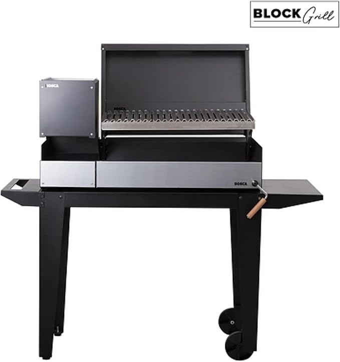 Block Arrayan 40 Inch Modular Freestanding Charcoal Grill | Barbecue Grill Perfect To Adapt To Spaces | Elegant Design, A+ Stainless Steel Front, Refractory Brick Base
