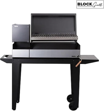 Block Arrayan 40 Inch Modular Freestanding Charcoal Grill | Barbecue Grill Perfect To Adapt To Spaces | Elegant Design, A+ Stainless Steel Front, Refractory Brick Base