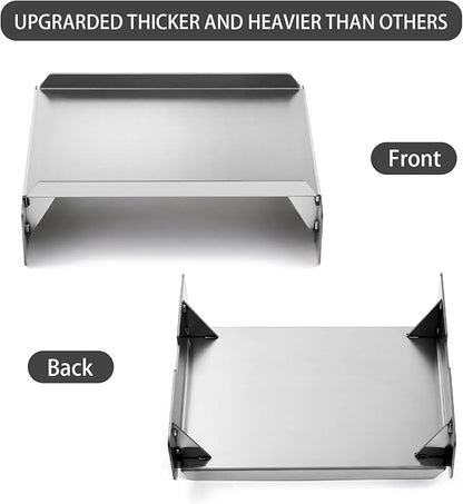 Heat Deflector Grill Replacement Parts for Pit Boss 700 820 1000 1100 Austin XL Pro Series Heat Diffuser Pellet Grill Parts Pit Boss Flame Tamer Heat Shield Plate Drip Pan Heat Baffle Accessories