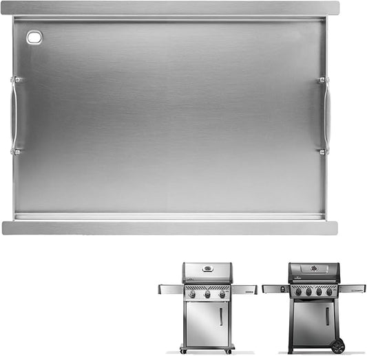 Full-Size Griddle Insert for Napoleon All Rogue and Freestyle 425 Grills, Flat Top Griddle for Other Brands of Grills of Matching Dimensions