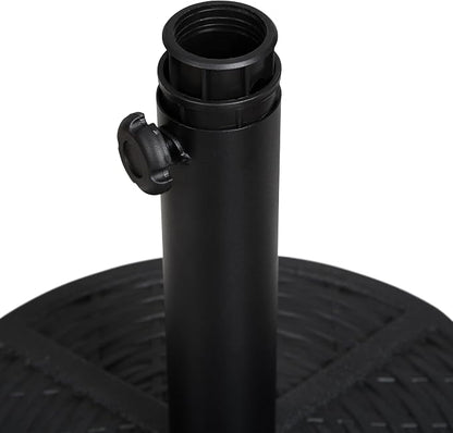 Backyard Expressions 26.5 Lb Umbrella Stand, Patio Umbrella Base, 15 in Diameter