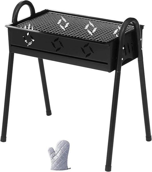 Grill Outdoor Outdoor Indoor Barbecue Charcoal Grill Portable Folding Barbecue Charcoal Grill Easy Assemble and Remove Barbecue Cooking Set Grill