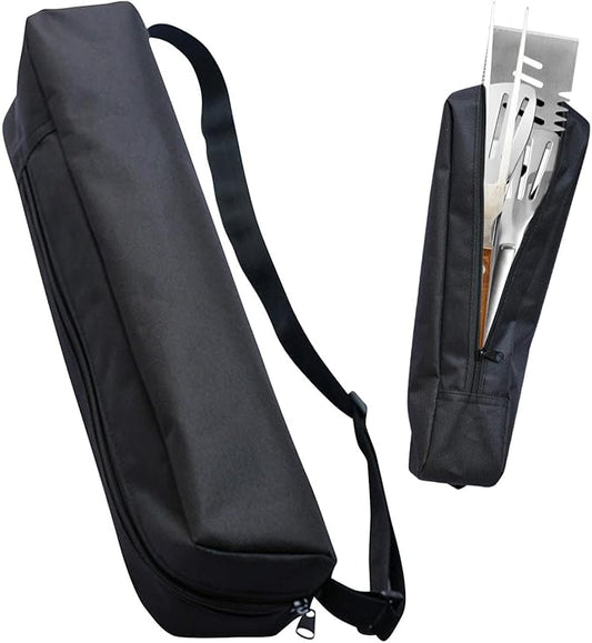 CALIDAKA Grill Storage Bag,BBQ Tool Storage Bag,Oxford Grill Tool Carry Bag，Waterproof BBQ Tools Bag,Grill Tool Storage Bag,Outdoor Grilling Foldable Grill Bag,for Camping Picnic Trip
