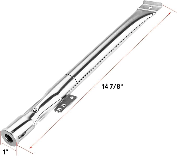 Uniflasy Replacement Parts Kit for Nexgrill 720-0830H, 720-0830D, 720-0783E – Stainless Steel Burner, Heat Plate, Igniter Set – Compatible with Kenmore, Members Mark, BHG, and More