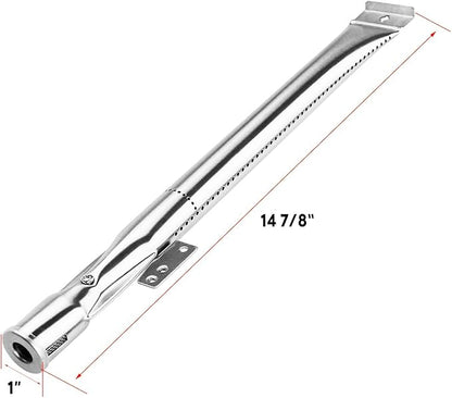 Uniflasy Replacement Parts Kit for Nexgrill 720-0830H, 720-0830D, 720-0783E – Stainless Steel Burner, Heat Plate, Igniter Set – Compatible with Kenmore, Members Mark, BHG, and More