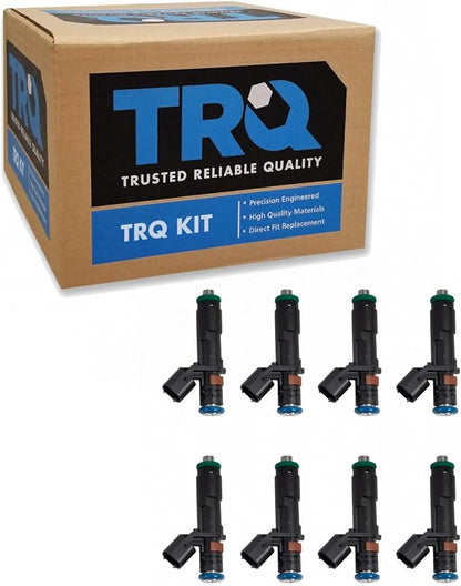 TRQ Fuel Injector Set | For 2005-2007 Ford Expedition F-150 F-250 Super Duty F-350 Super Duty 2006-2007 Lincoln Mark LT Navigator
