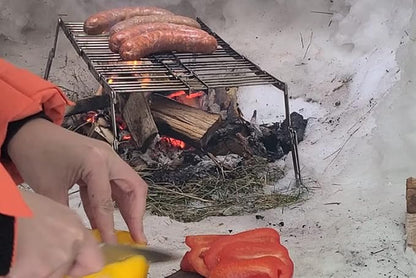 Stainless Steel Ultra Compact Portable Lightweight Camping Grill