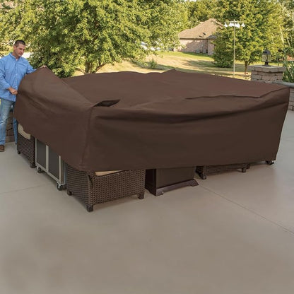 Mr. Bar-B-Q Oversized Patio Furniture Cover (120" L x 90" W x 40" H)