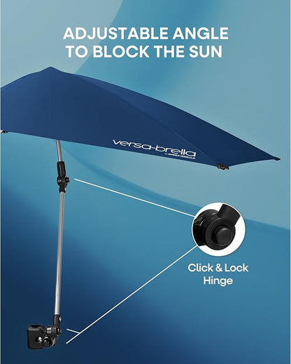Sport-Brella Versa-Brella SPF 50+ Protection Adjustable Umbrella with Universal Clamp