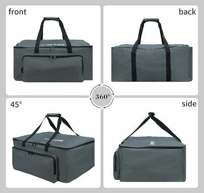 Carrying Bag for Cuisinart CGG-180 Grill, Portable Grill Bag for Outdoor Gourmet Grill, Tabletop Grill Storage Bag for Cuisinart CGG-180 (Grey-CGG180)
