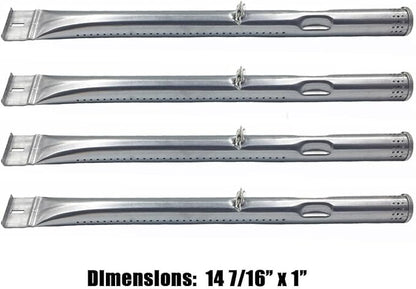 Parts DG260 Replacement for Charbroil 467300115, 463436215, 463436213, 463436214, G432-001N-W1, G432-Y700-W1, G432-0096-W1, Grill Burner, Heat Plate Tent, Cooking Grate and Crossover Tube