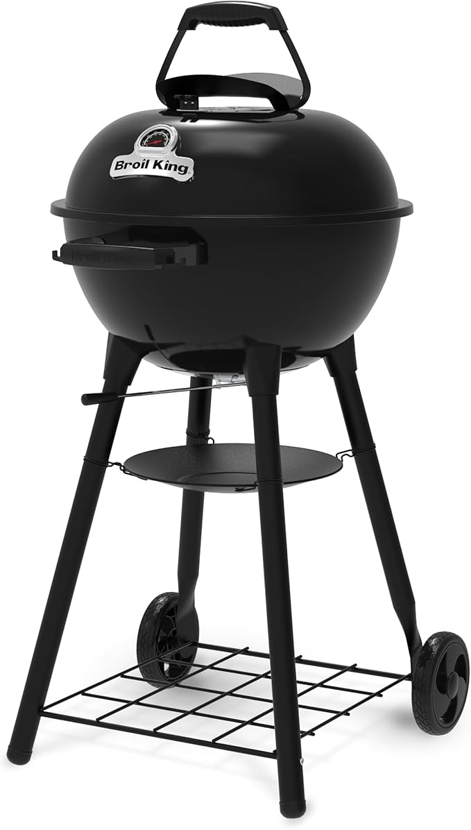 Broil King 400010 Kettle 18.5-IN Charcoal Grill in Black